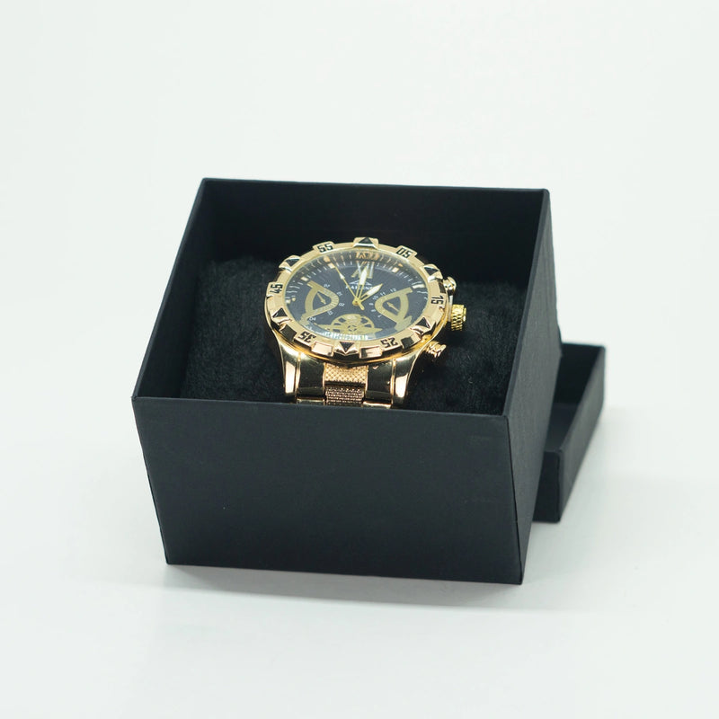 Relógio Masculino Dourado